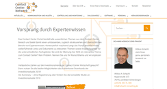 Desktop Screenshot of contact-center-portal.de