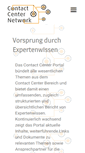 Mobile Screenshot of contact-center-portal.de